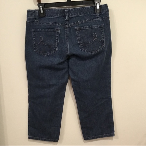 Loft Low-Rise Denim Capris - Picture 2 of 6